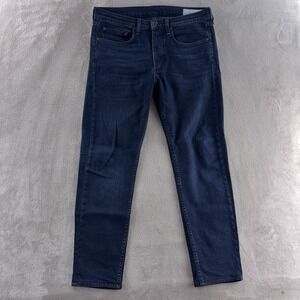 Rag & Bone Fit 2 Slim Jeans Mens Size 31x28 Blue‎ Bayview Stretch Denim